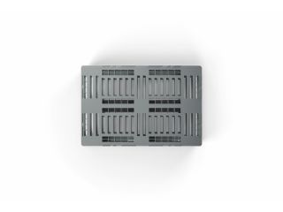 PALETA PLASTIKOWA HIGIENICZNA</br>Type H1 (OD-3R)
wymiary:
120,0 × 80,0 × 15,5 cm
Nośność: 2 800 kg